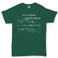AK-47 Blueprint Mens T-shirt