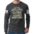 Four Wheels Move The Body Long Sleeve T-shirt