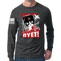 NIET Grumpy Russian Cat Long Sleeve T-shirt