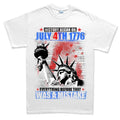 Men's History Began 4th of July T-shirt