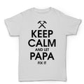 Keep Calm and Let Papa Fix it Men's T-shirt