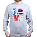 Unisex Love America Sweatshirt