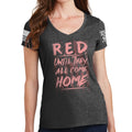 Ladies Until They Come Home V-Neck T-shirt