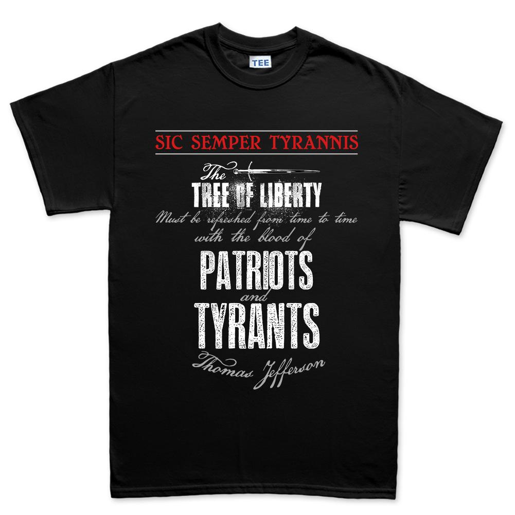 Sic Semper Tyrannis T. Jefferson Mens Tshirt From Freedom