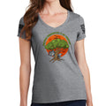 Ladies Hunting Werewolves Is My Workout V-Neck T-shirt