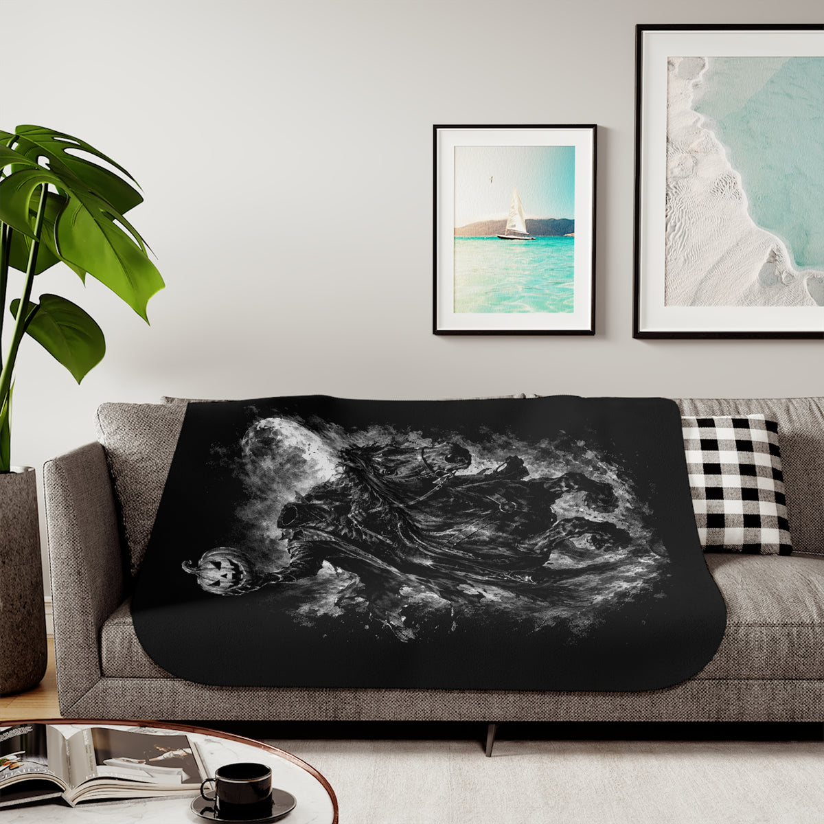 Headless Horseman Sherpa Blanket