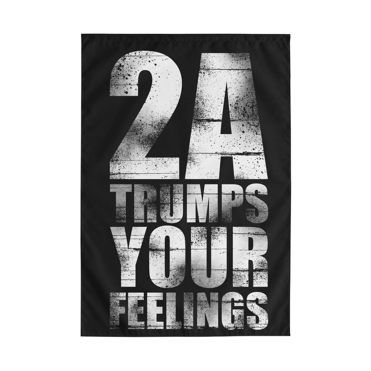 2A Trumps Feelings  - Outdoor Flag with Rod Pocket