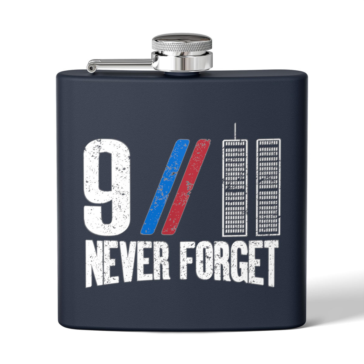 911 Never Forget 6oz Stainless Steel Flask
