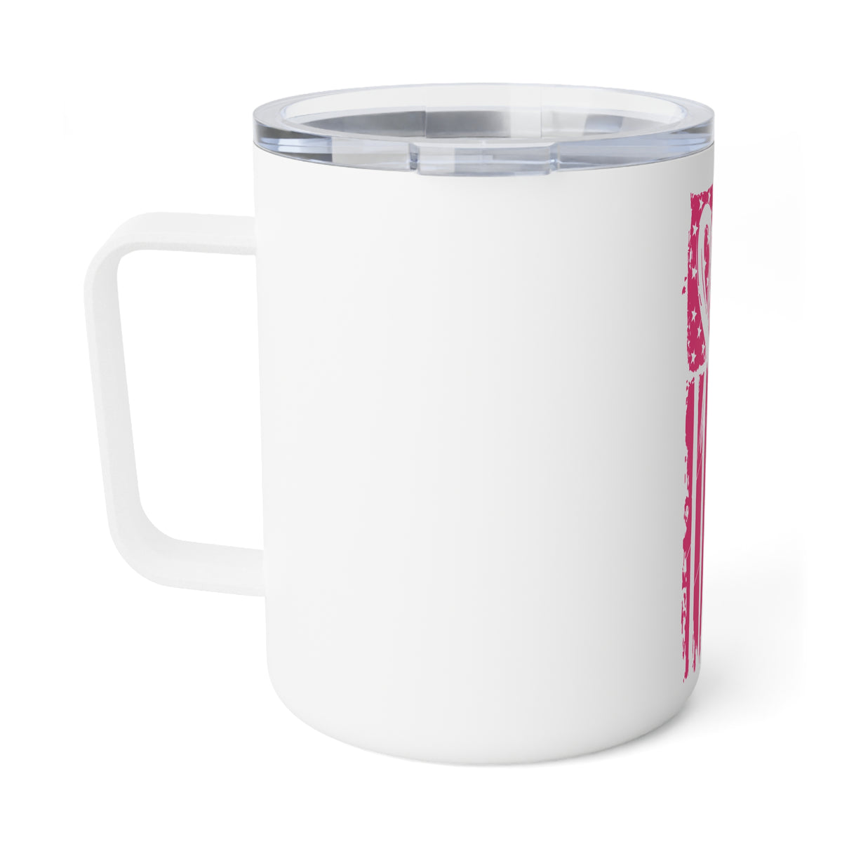 FIGHT Cancer Awareness Insulated Mug - Coffee Tumbler (10oz)
