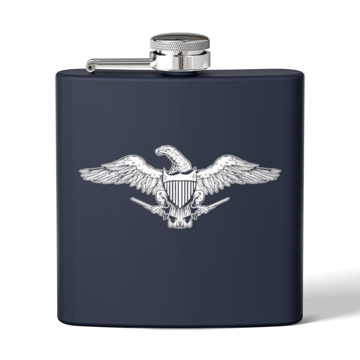 2nd Amendment Eagle 6oz Stainless Steel Flask