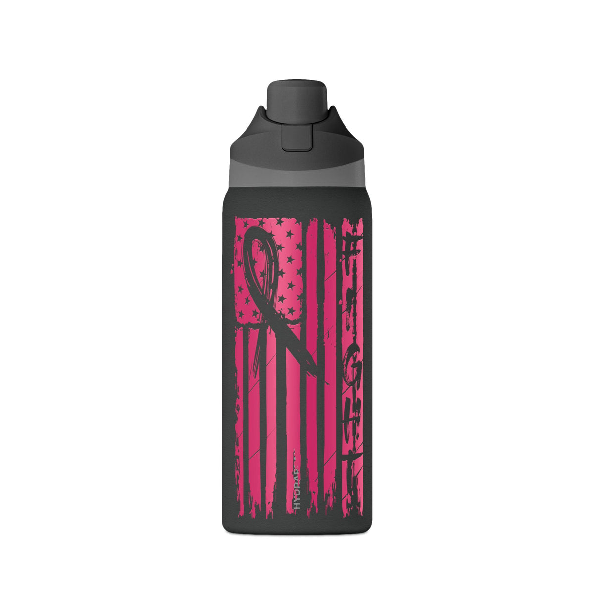 FIGHT Cancer Awareness  - Hydrapeak Insulated Water Bottle 32oz
