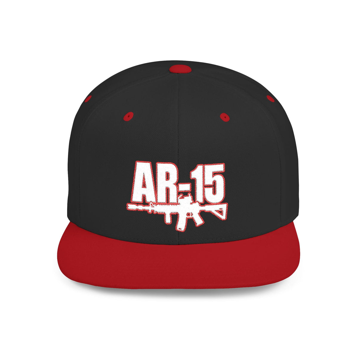 AR 15 Embroidered Snapback Hat