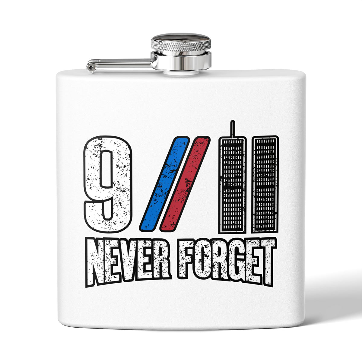 911 Never Forget 6oz Stainless Steel Flask