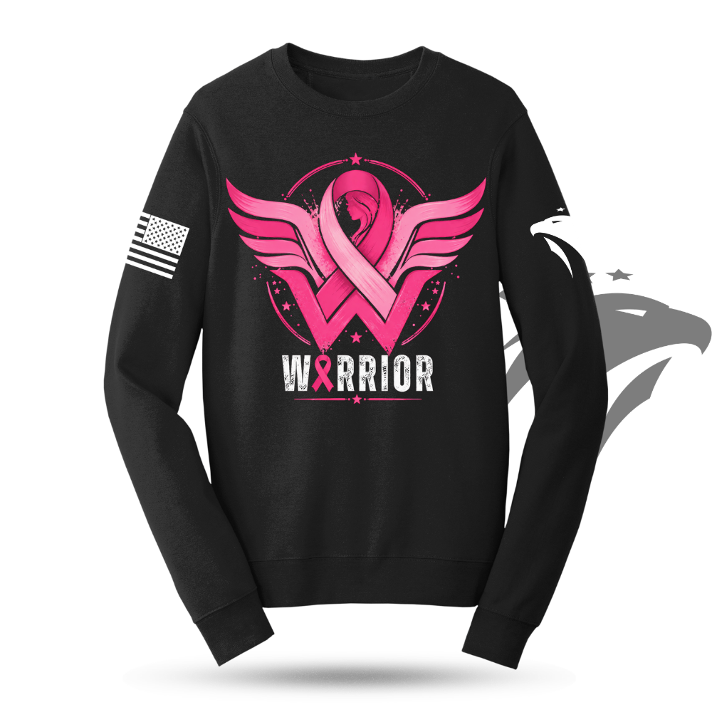 WARRIOR Breast Cancer Awareness Sweatshirt