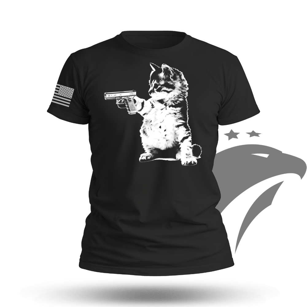 Kitty Cat Gun T-shirt