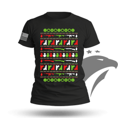 Guns N Grenades Ugly Christmas T-shirt