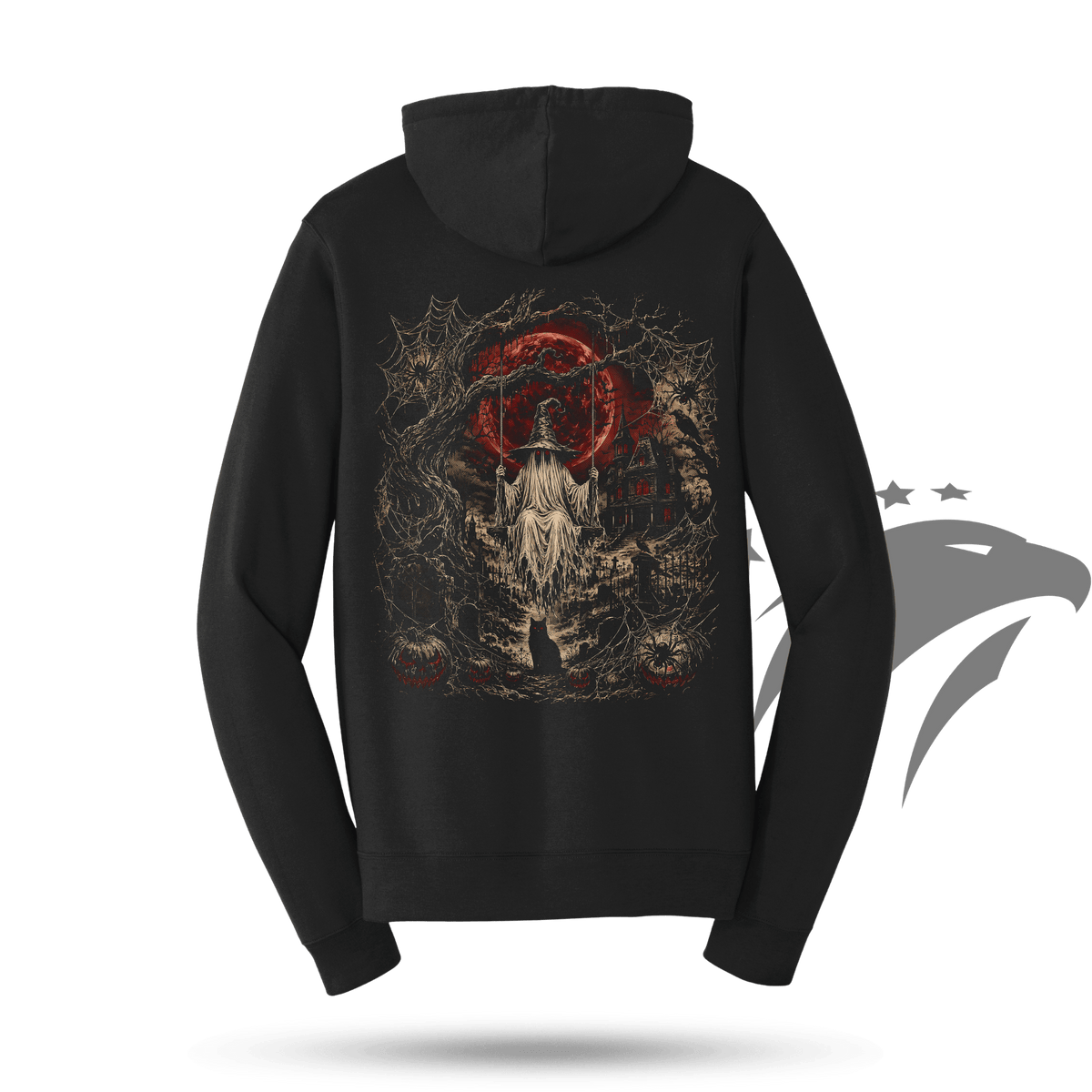 Blood Moon Gothic Halloween Hoodie