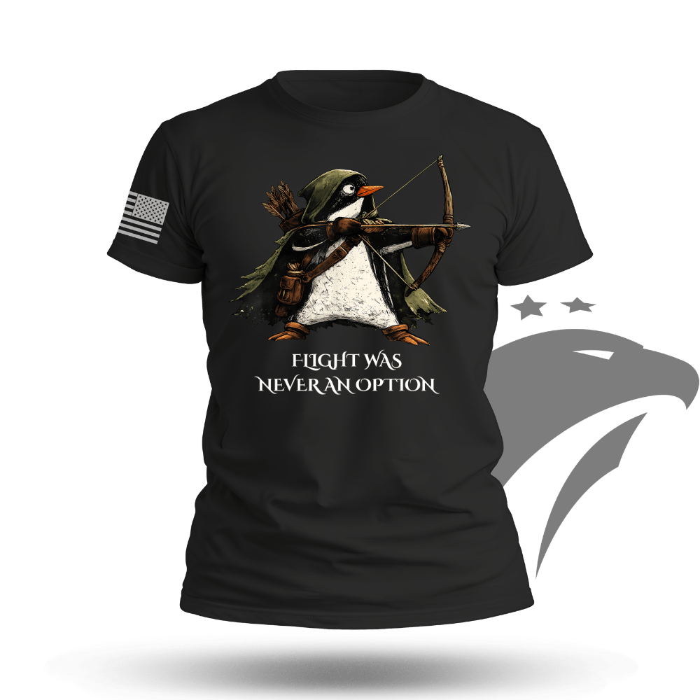Flight is Not an Option Robin Hood T-shirt