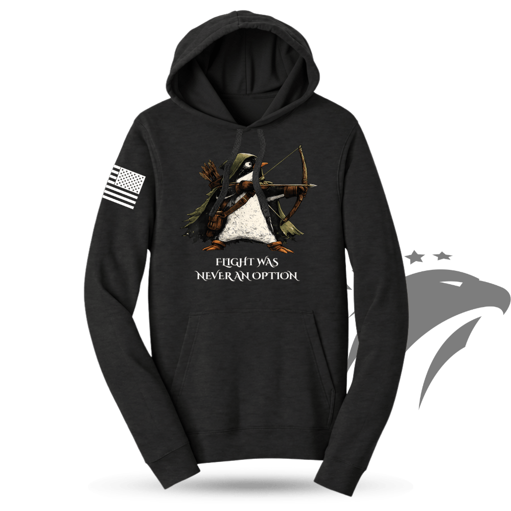 Flight Is Not An Option Robin Hood Hoodie