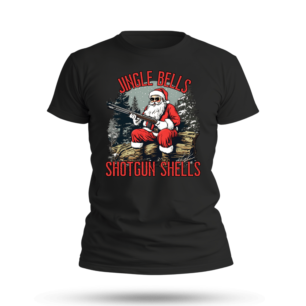 Shotgun Shells Santa T-shirt