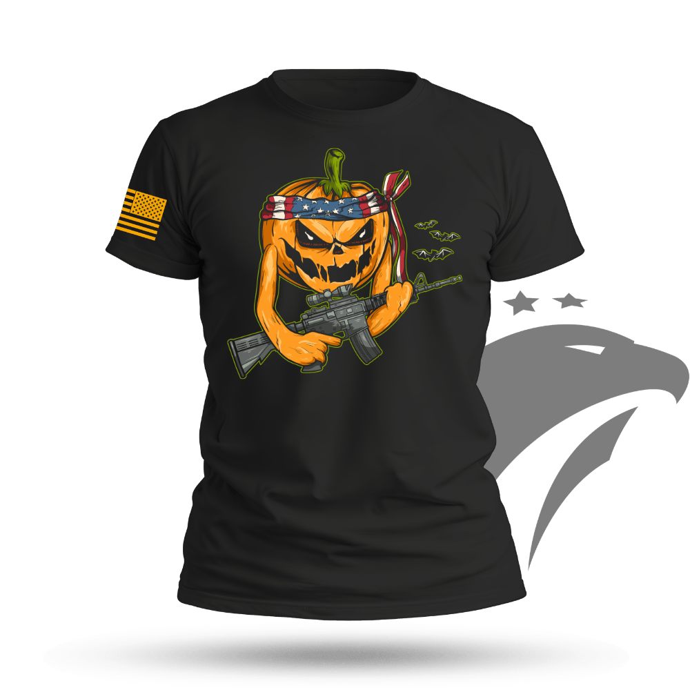 Mens Tactical Pumpkin T-shirt