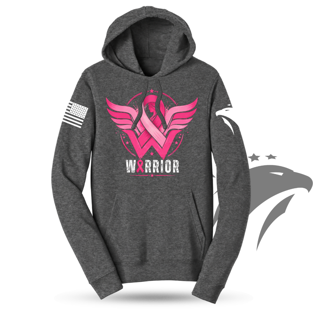 WARRIOR Breast Cancer Awareness Hoodie