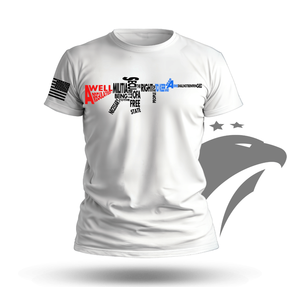 A Well Regulated Militia Rifle T-shirt