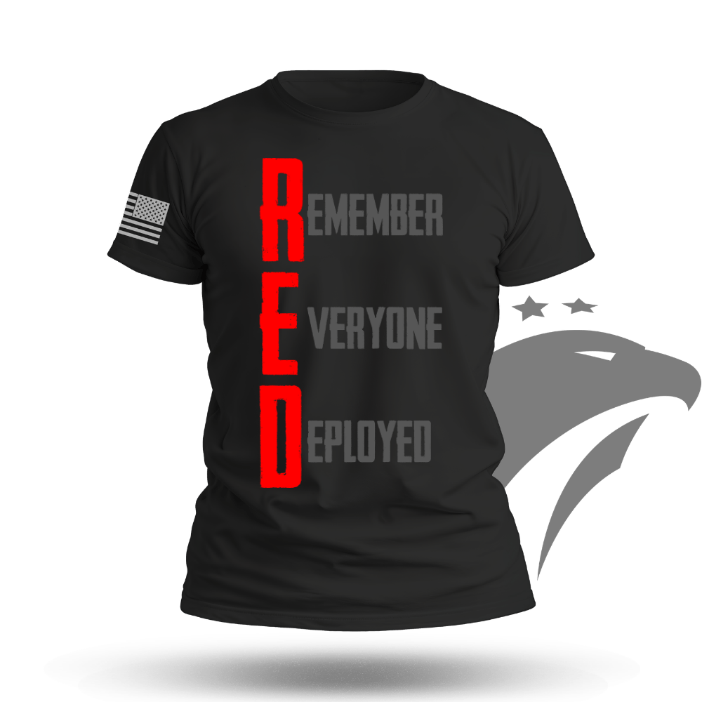 RED Remember Everyone Deployed T-shirt