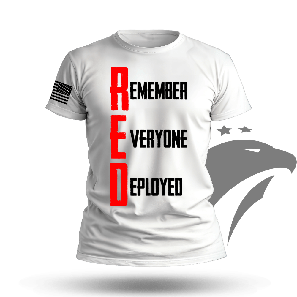 RED Remember Everyone Deployed T-shirt