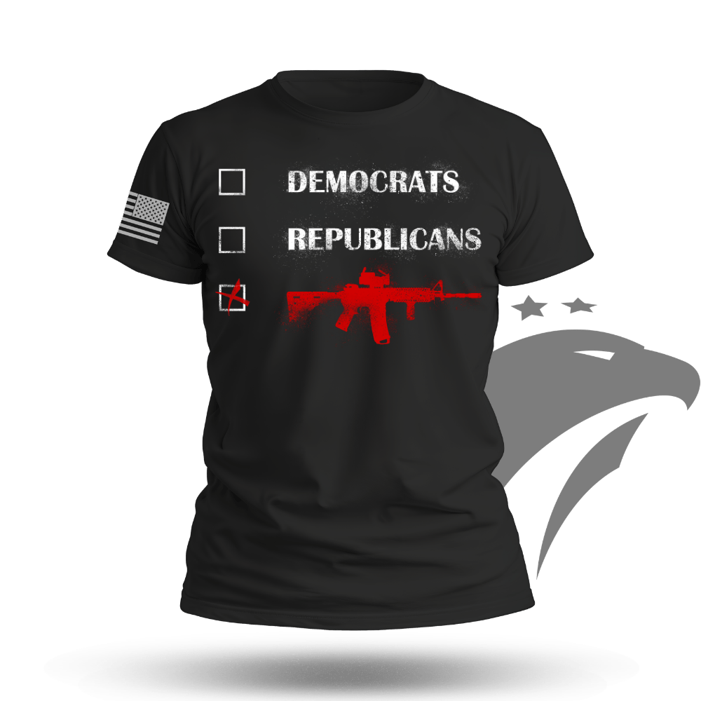 Republicans Democrats AR15 T-shirt