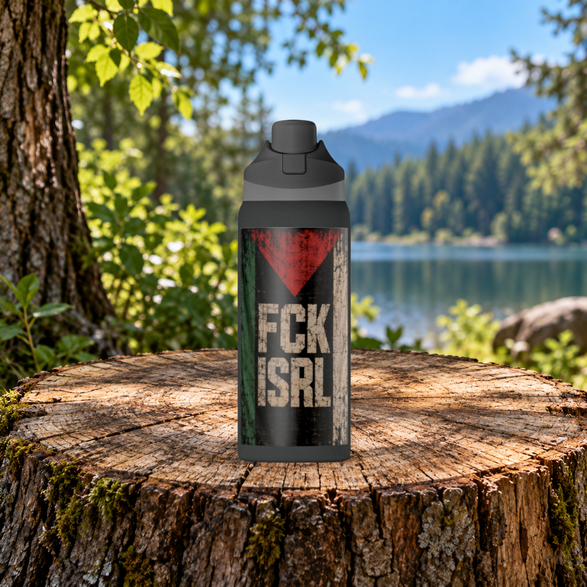 FCK ISRL PAL  - Hydrapeak Insulated Water Bottle 32oz