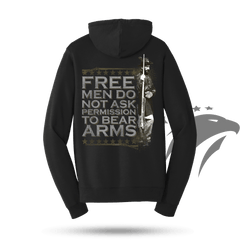 Free Men Bear Arms Hoodie