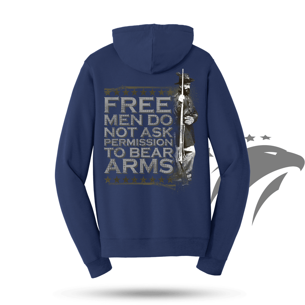 Unisex Free Men Bear Arms Hoodie