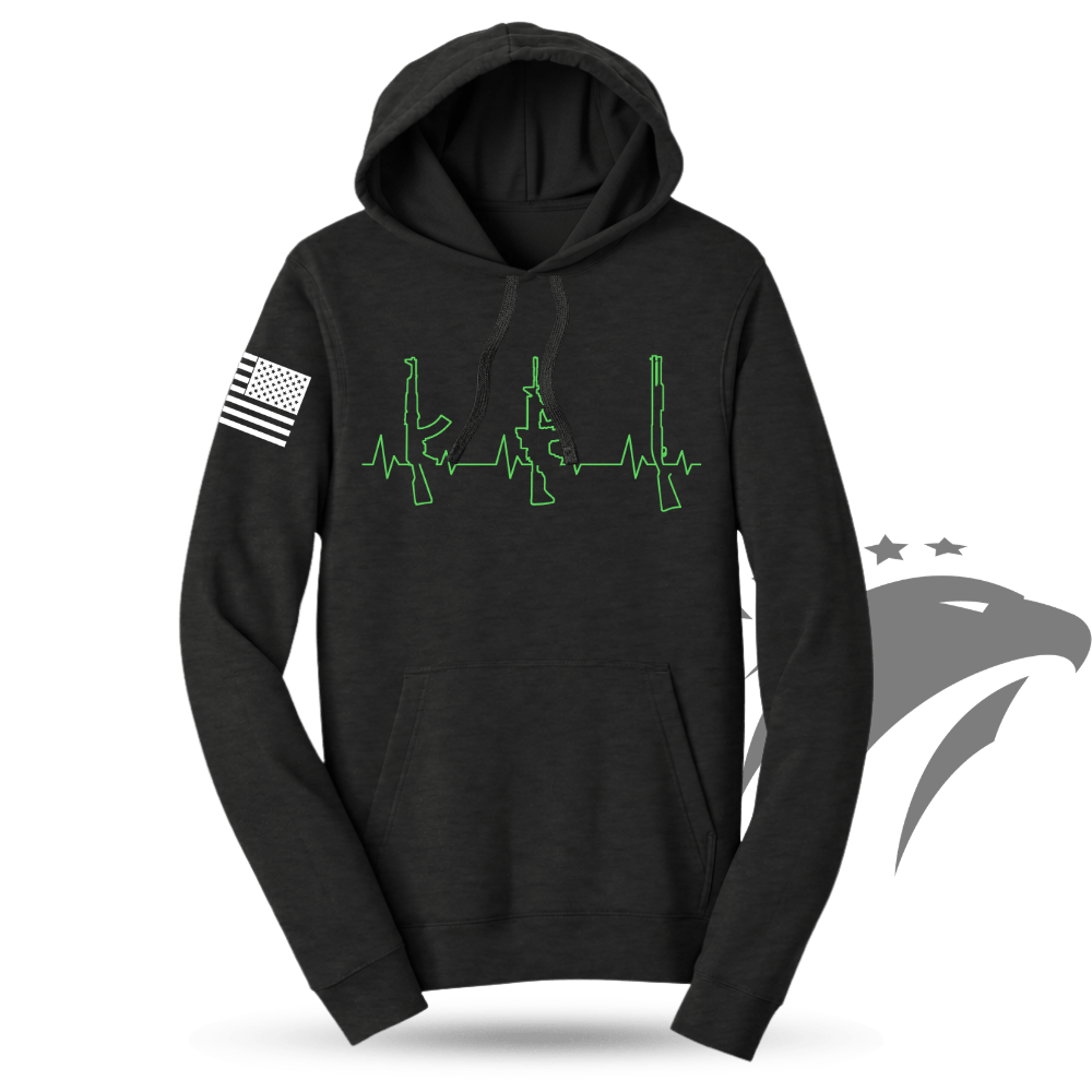 Gun Heartbeat Hoodie