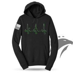 Gun Heartbeat Hoodie
