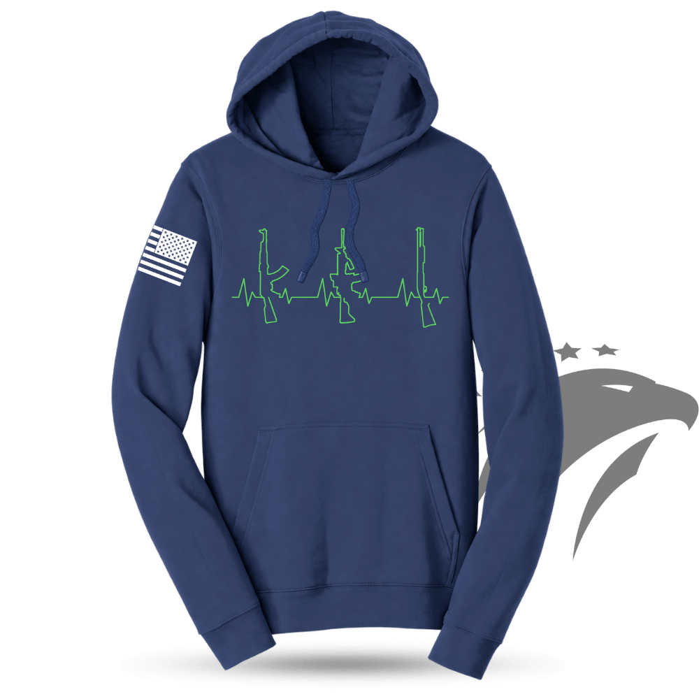 Gun Heartbeat Hoodie
