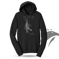 AR-15 Pistol Blueprint Hoodie