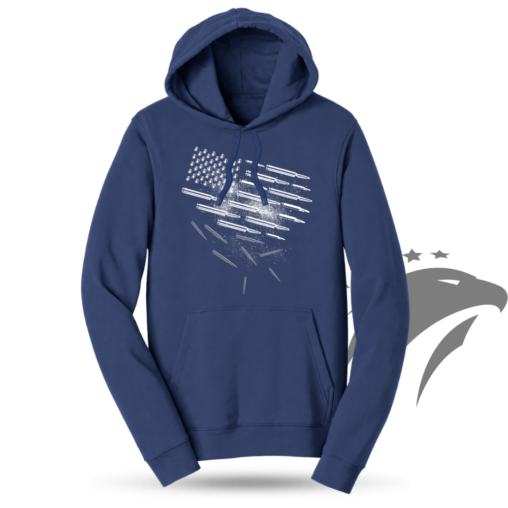 Bullets and Grenades Flag Hoodie