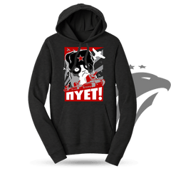 NIET Grumpy Russian Cat Hoodie