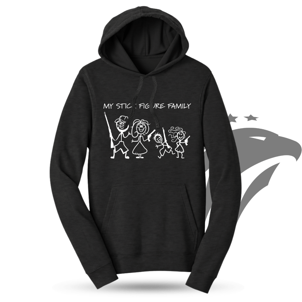 My Stick Figure Family Hoodie