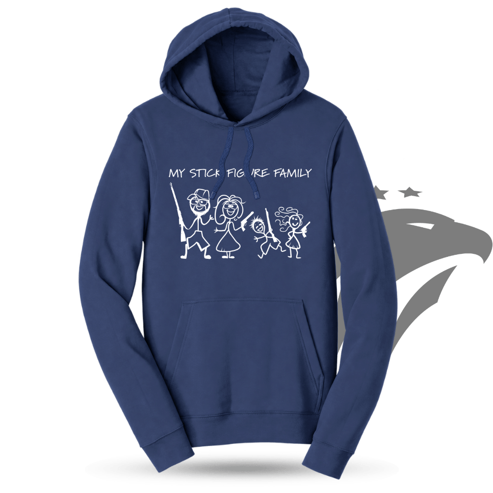My Stick Figure Family Hoodie