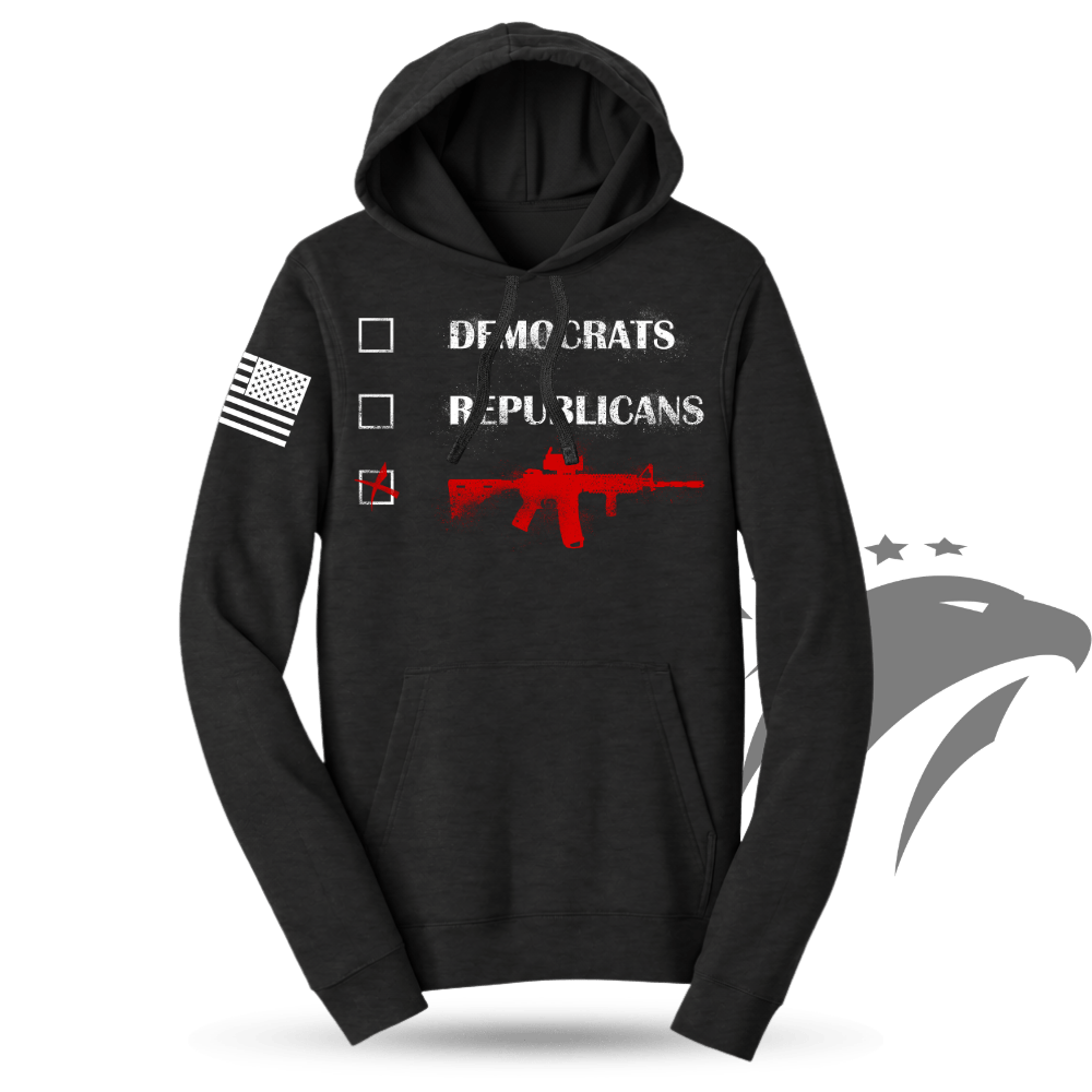 Republicans Democrats AR15 Hoodie