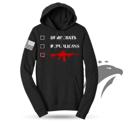 Republicans Democrats AR15 Hoodie