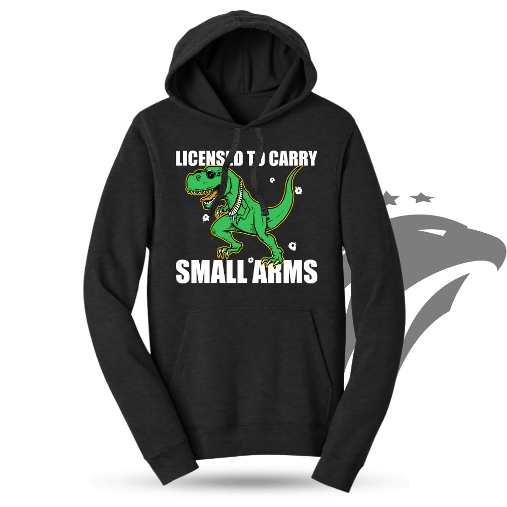 Licensed to Carry Small Arms Hoodie