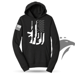 American Flag Guns Hoodie