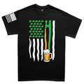 Irish American Beer Flag T-shirt