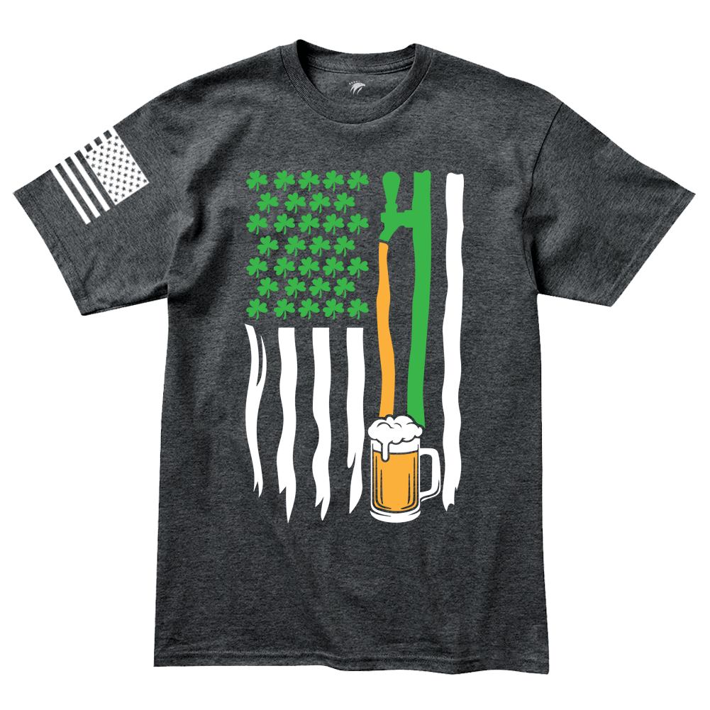 Irish American Beer Flag T-shirt