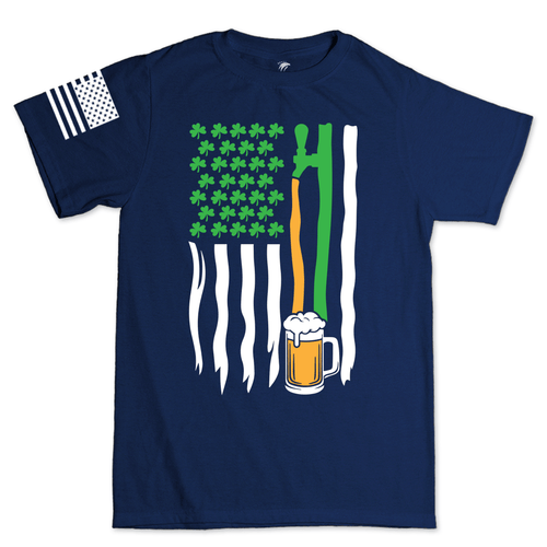 Irish American Beer Flag T-shirt
