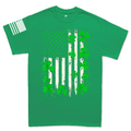 Irish American Shamrocks Flag T-shirt