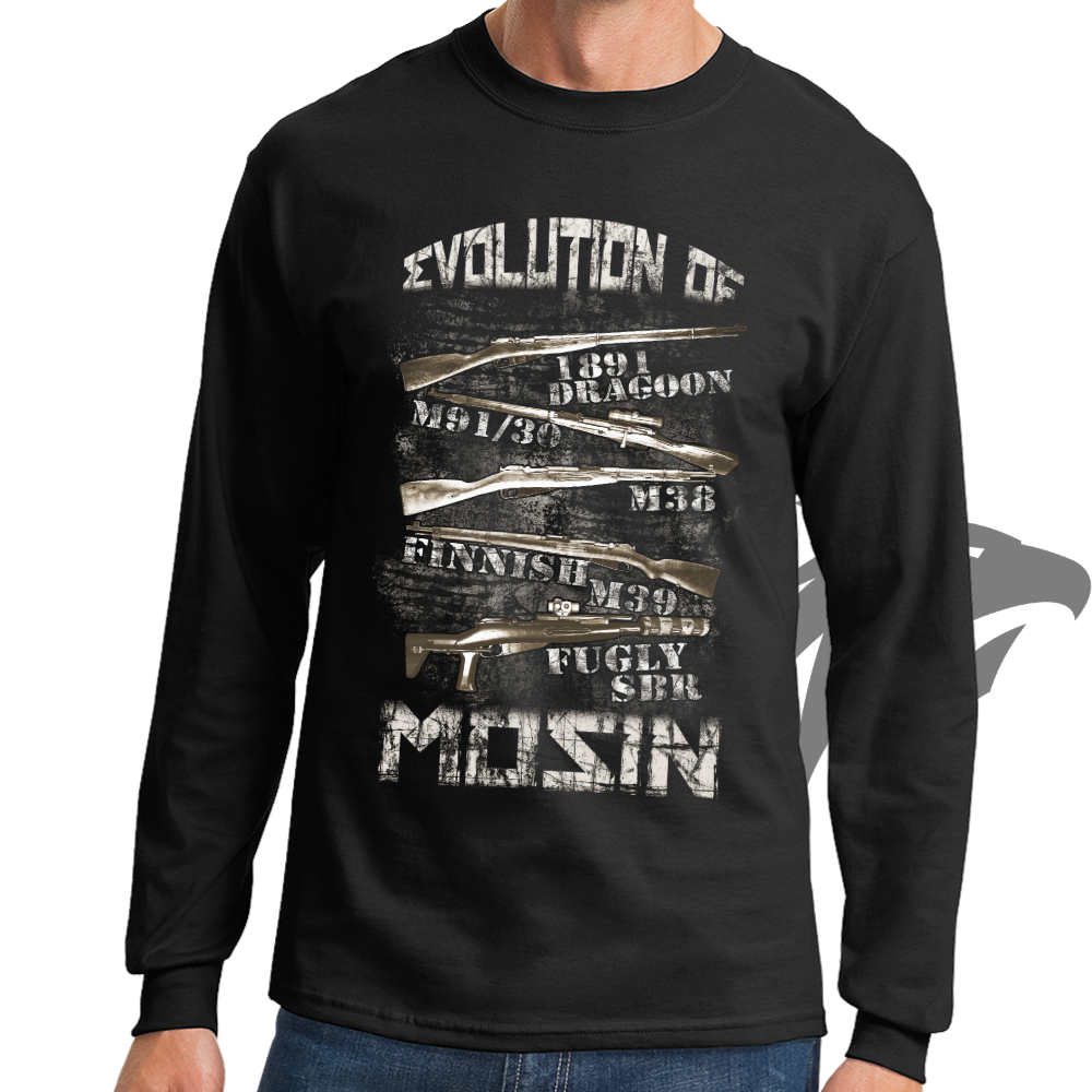 Evolution of Mosin Long Sleeve T-shirt